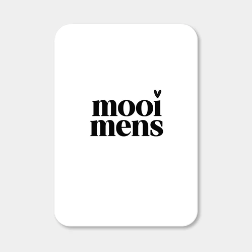 Midi kaart | Mooi mens - Afbeelding 2