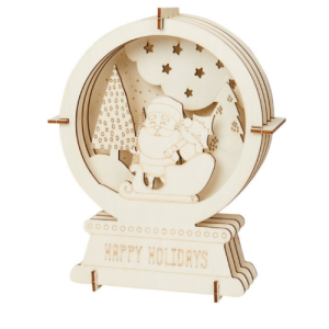 Kersttaffereel 3 D knutselset