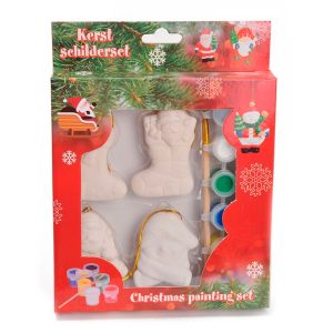 Kerstboomhangers schilderen