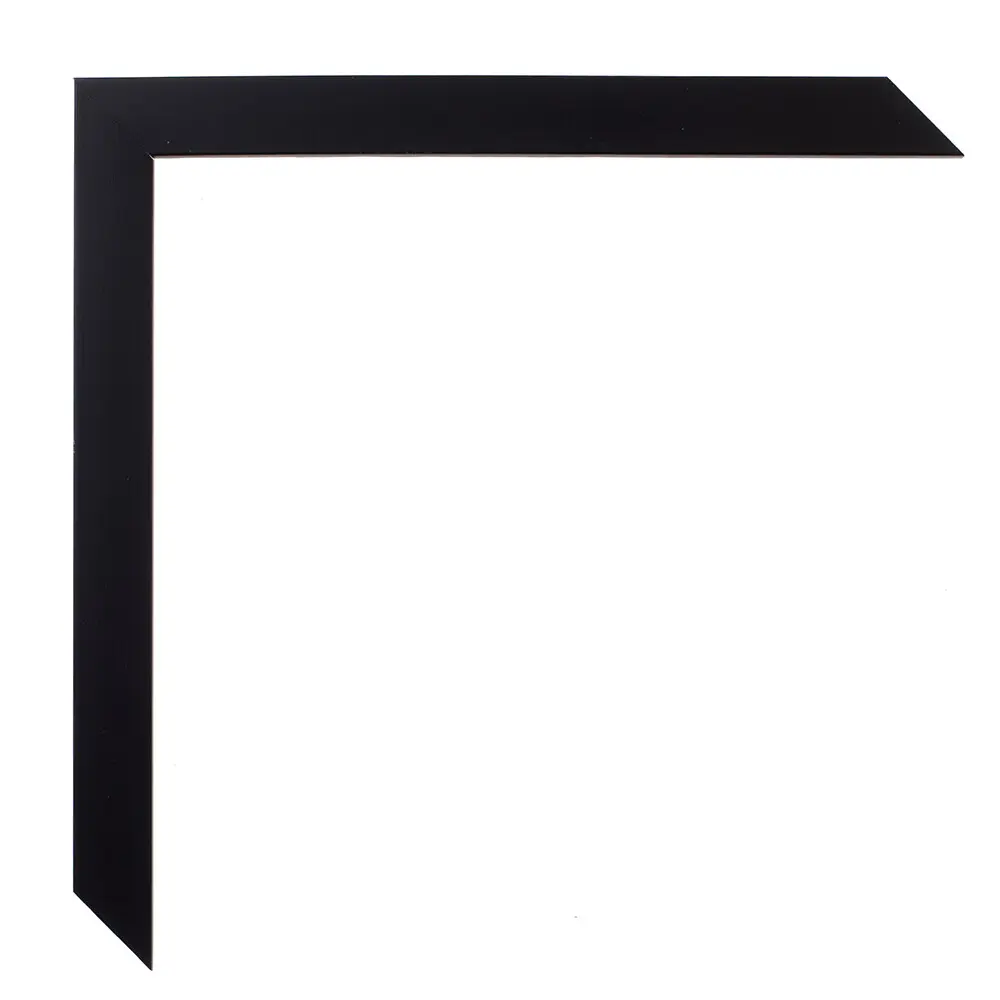 TRIBECA mat zwart 15mm