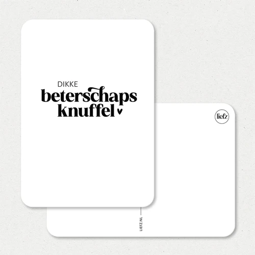Kaart | Dikke beterschapsknuffel - Afbeelding 4
