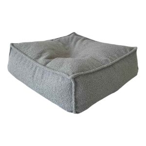 Moje | Bouclé Ottoman Grey