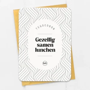 Tegoedbon | Gezellig samen lunchen